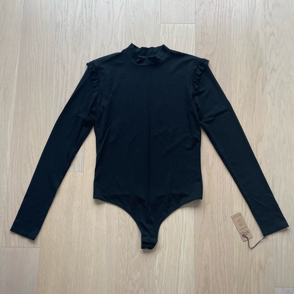 Only Hearts Samba Bodysuit in Black